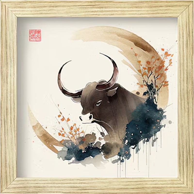 Ox painting